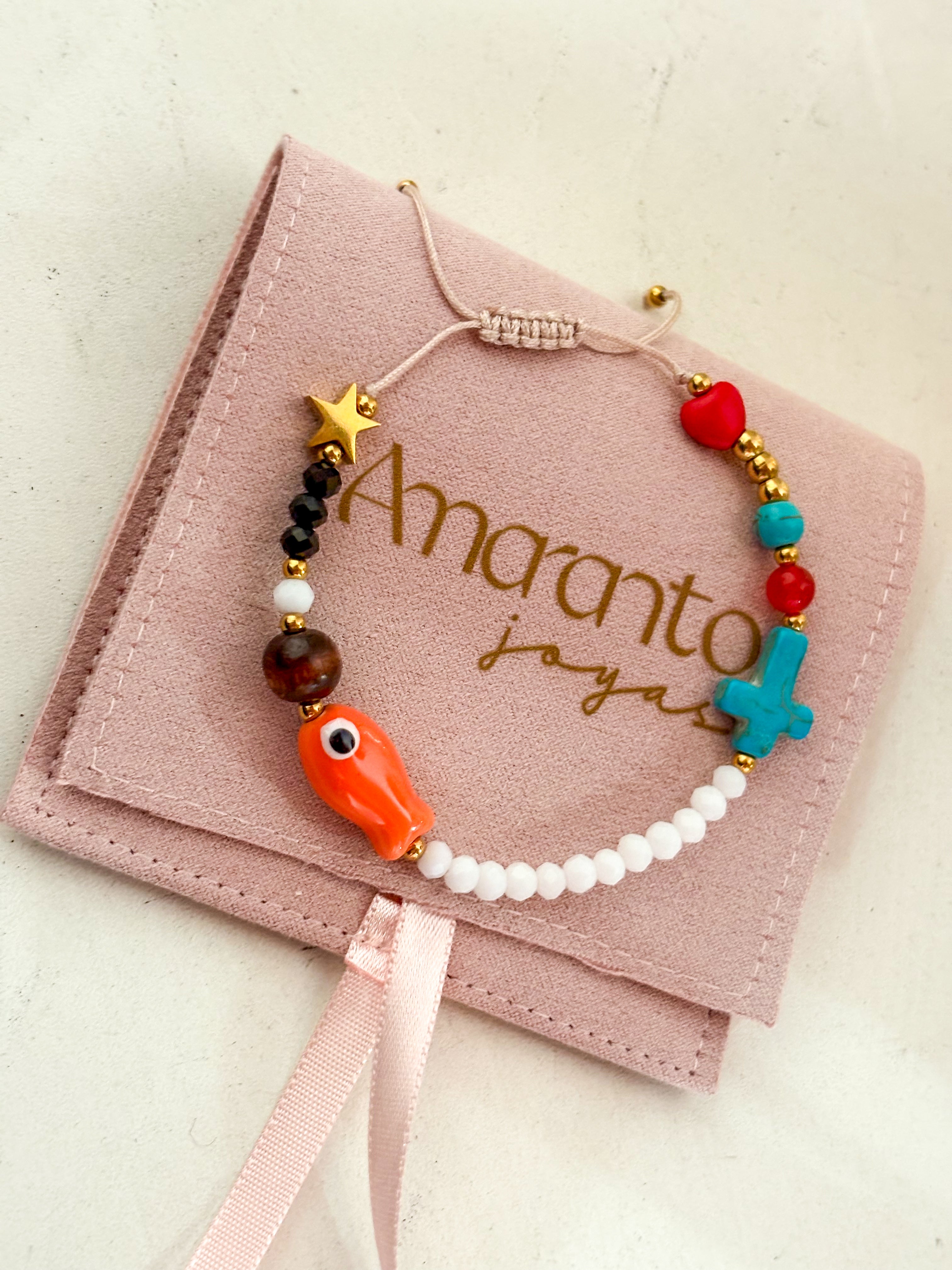 Pulsera historia de Jesús ajustable