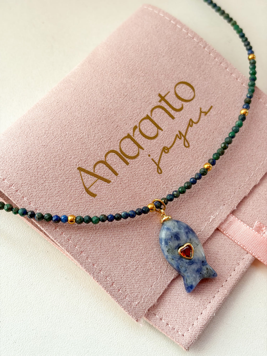 Collar Azurita