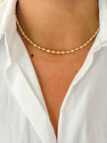 Collar perlas gold