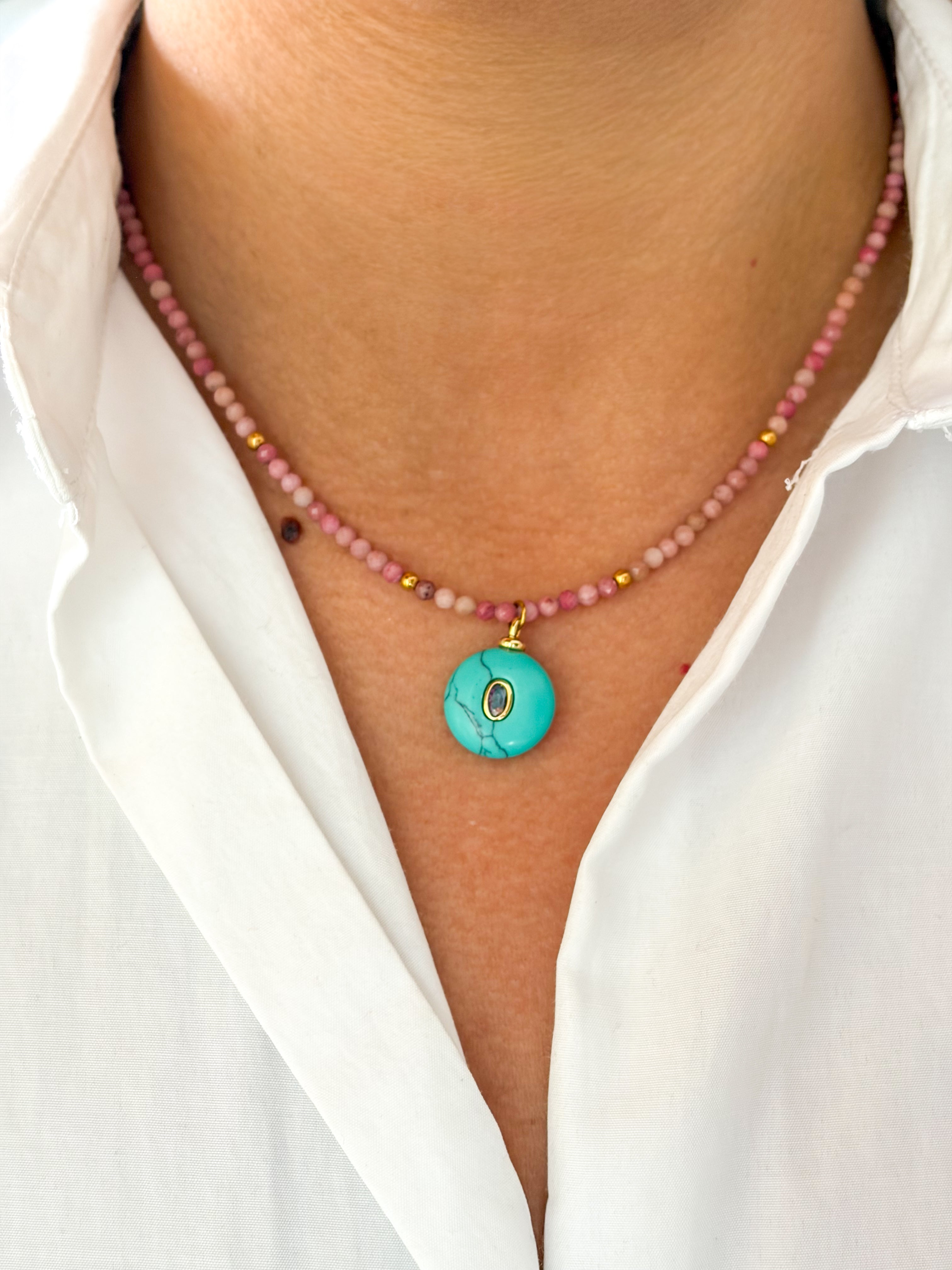 Collar Rodonita