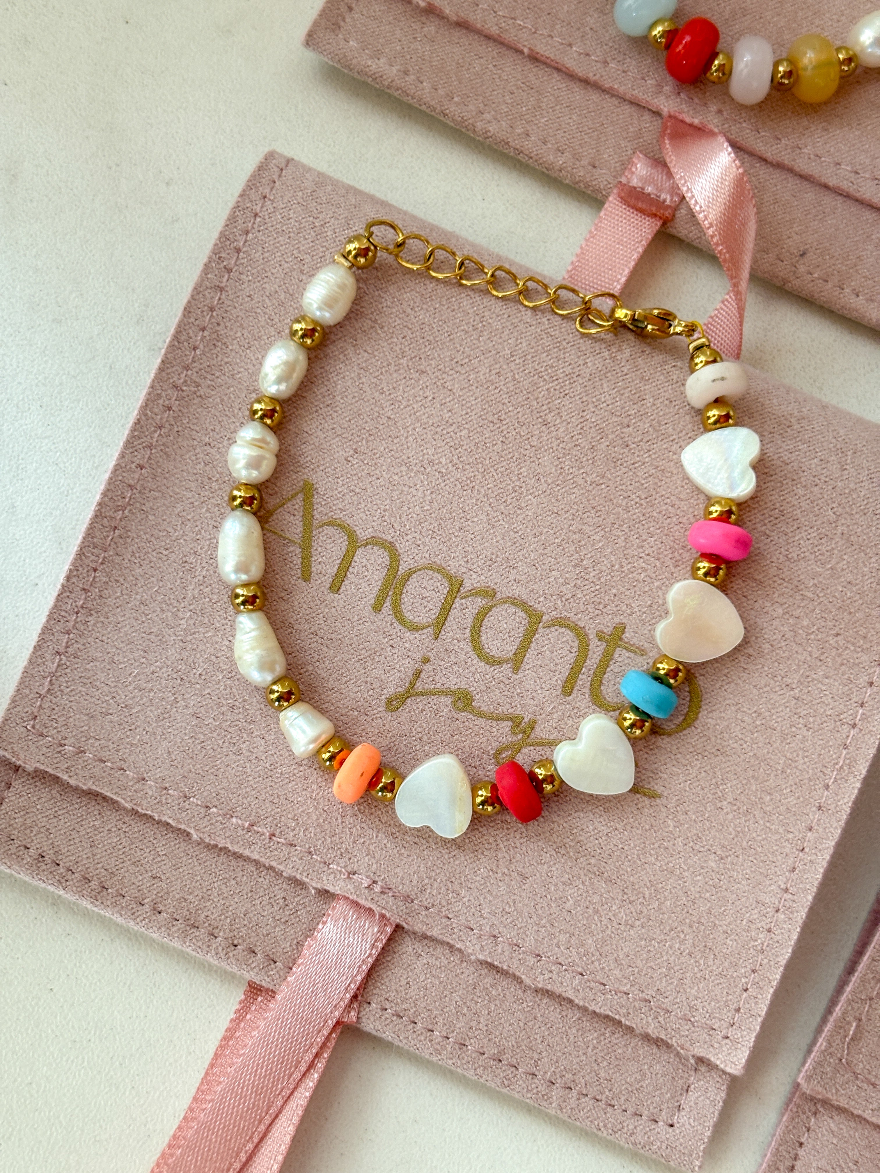Pulsera perlas de Río color