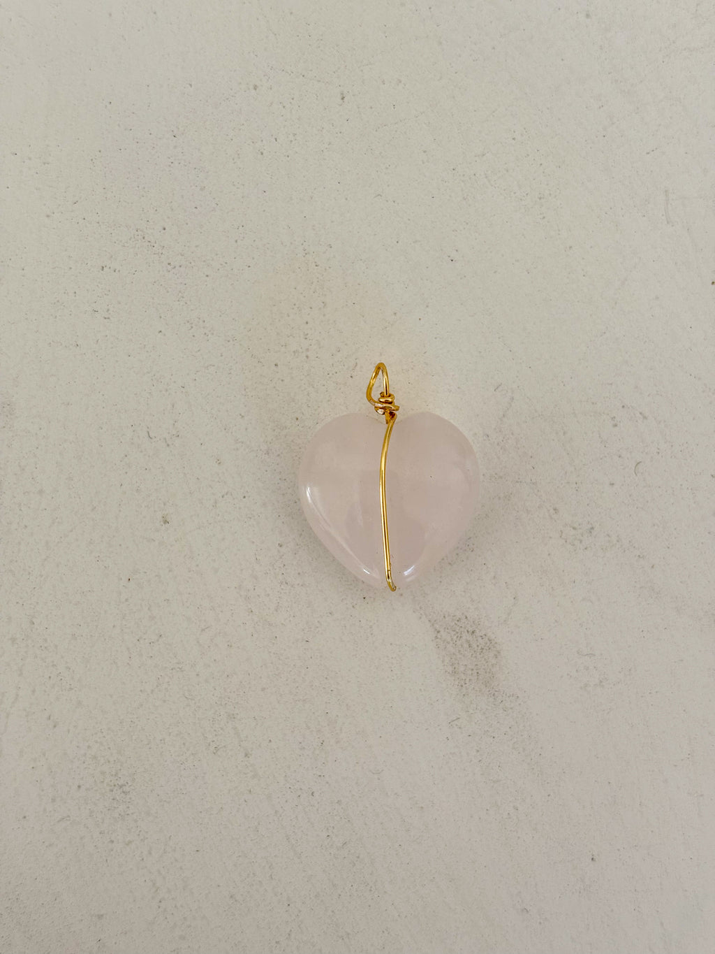 Corazón cuarzo rosa