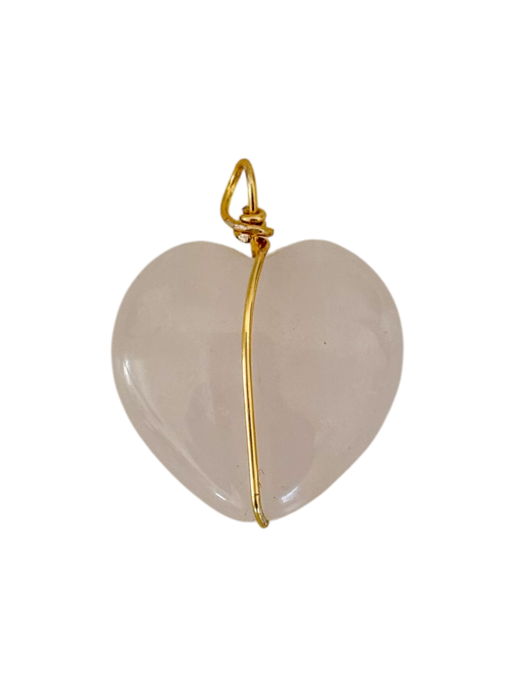 Corazón cuarzo rosa
