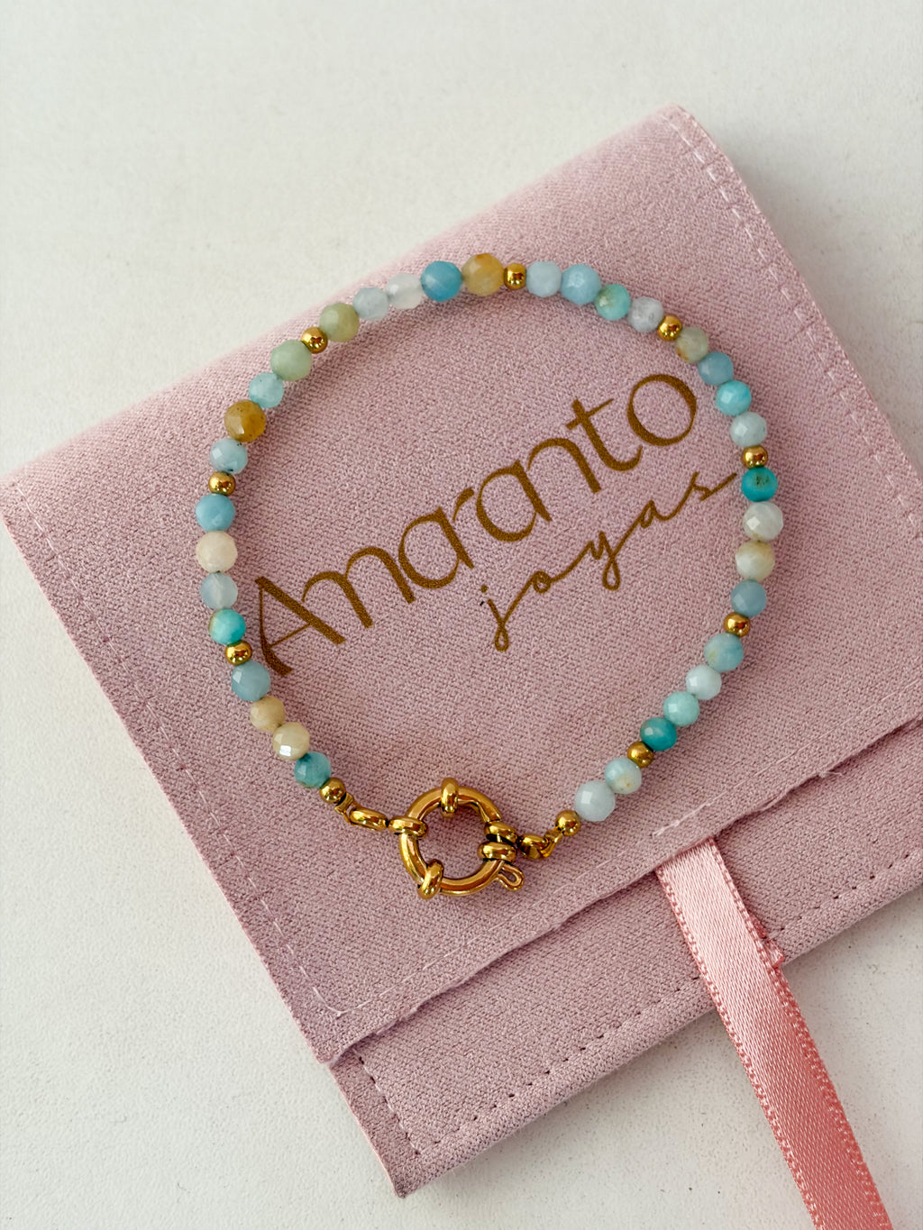 Pulsera piedras amazónita