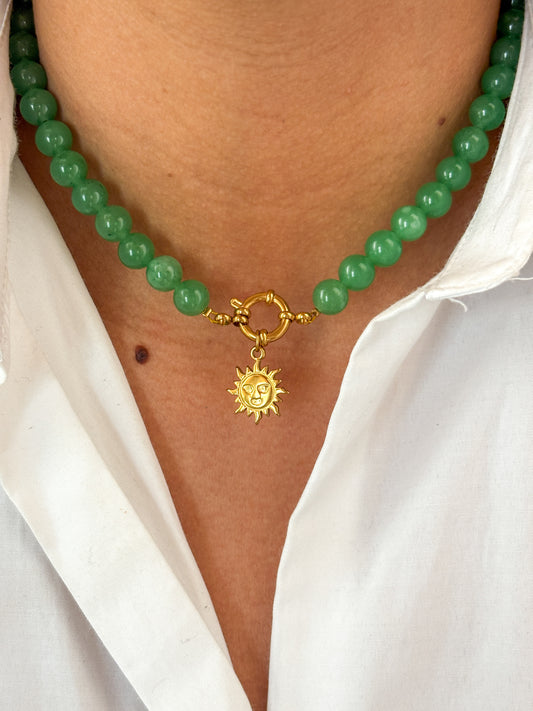 Collar piedras de jades