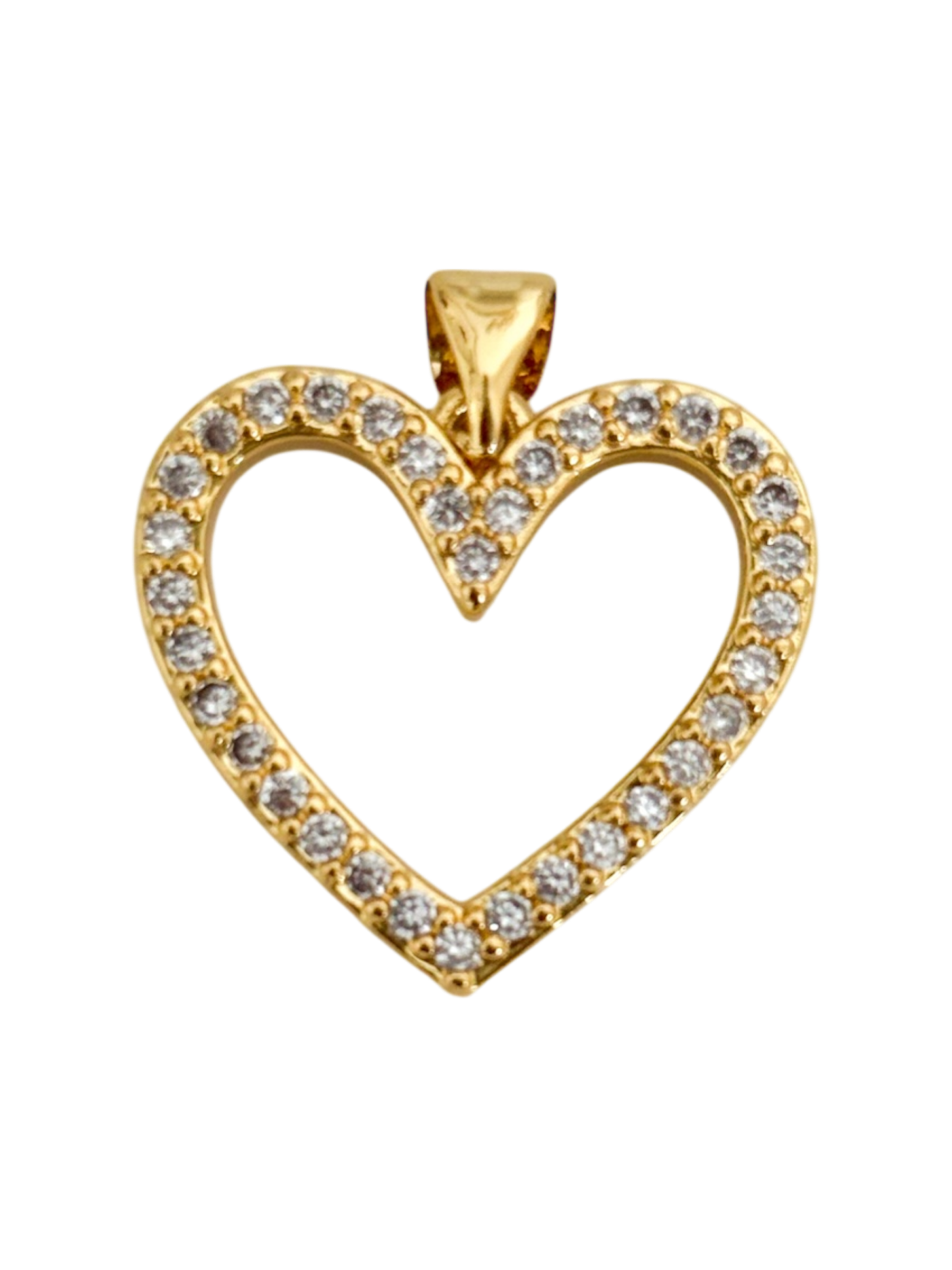 Corazón circon grande