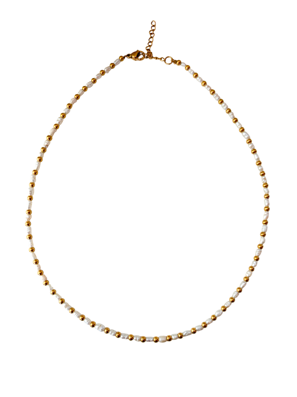 Collar perlas gold