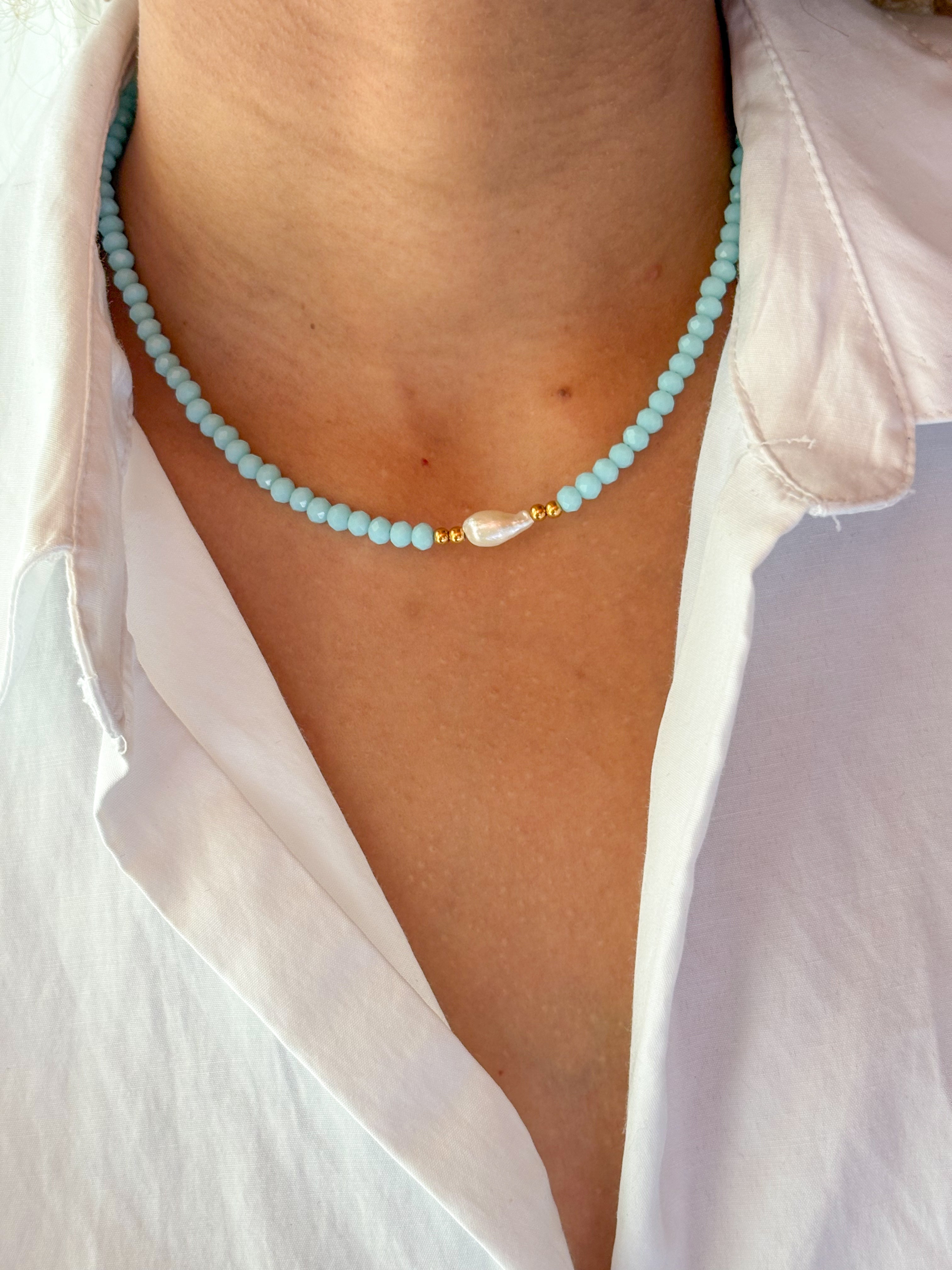 Collar piedras murano