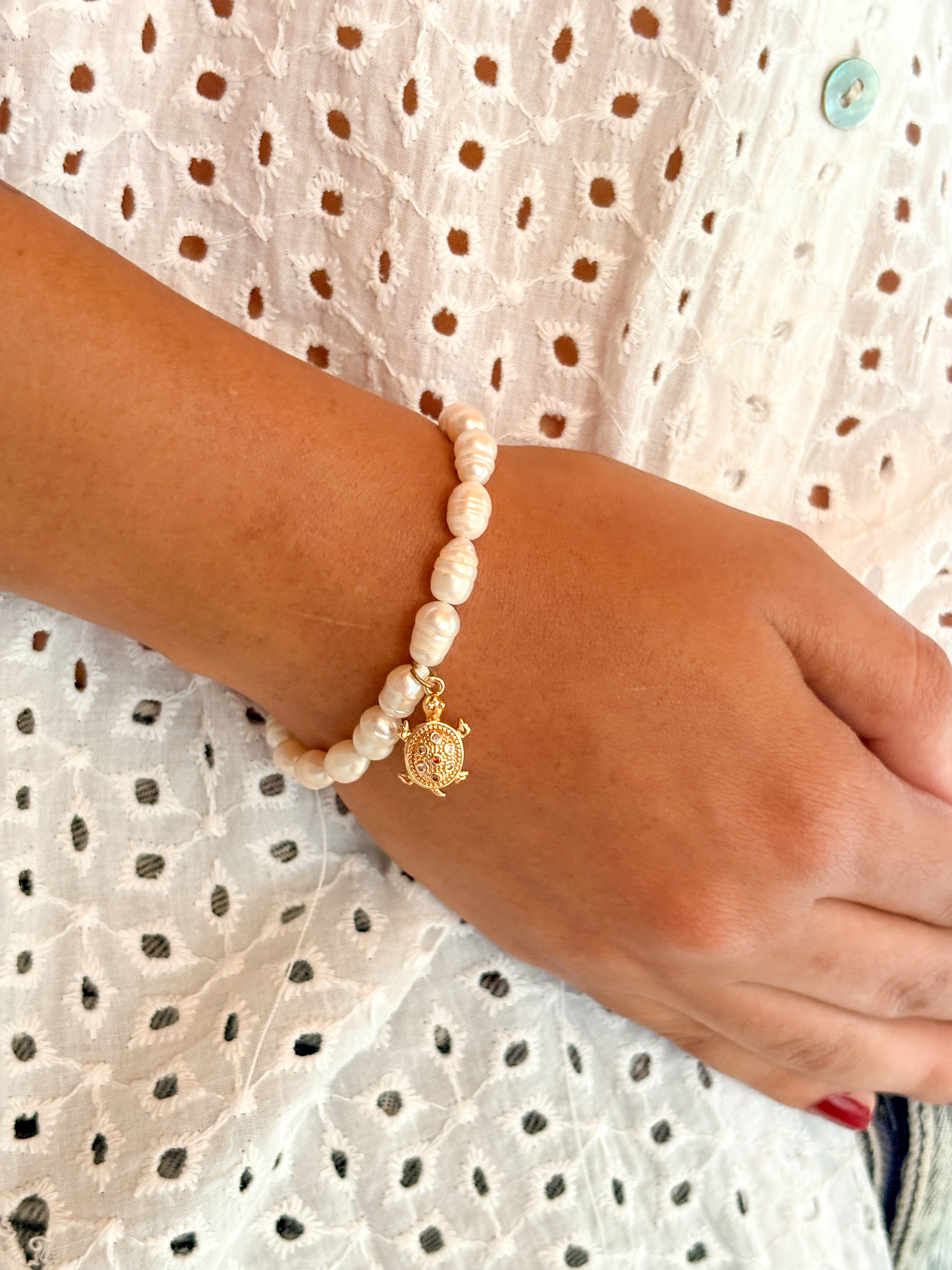 Pulsera perlas de Río charms