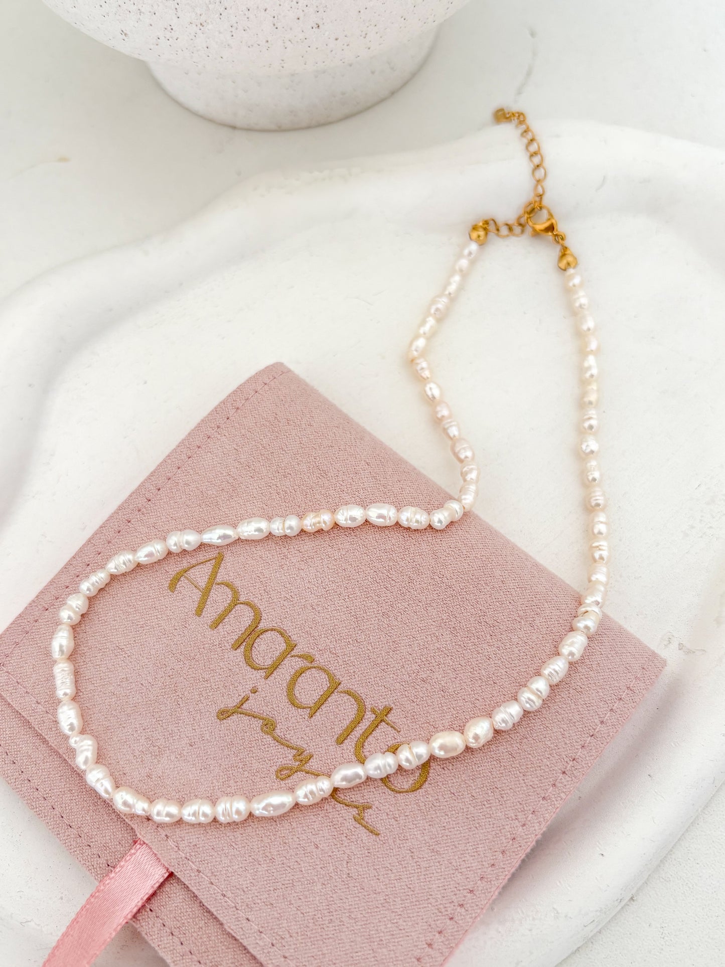 Collar clásico perlas