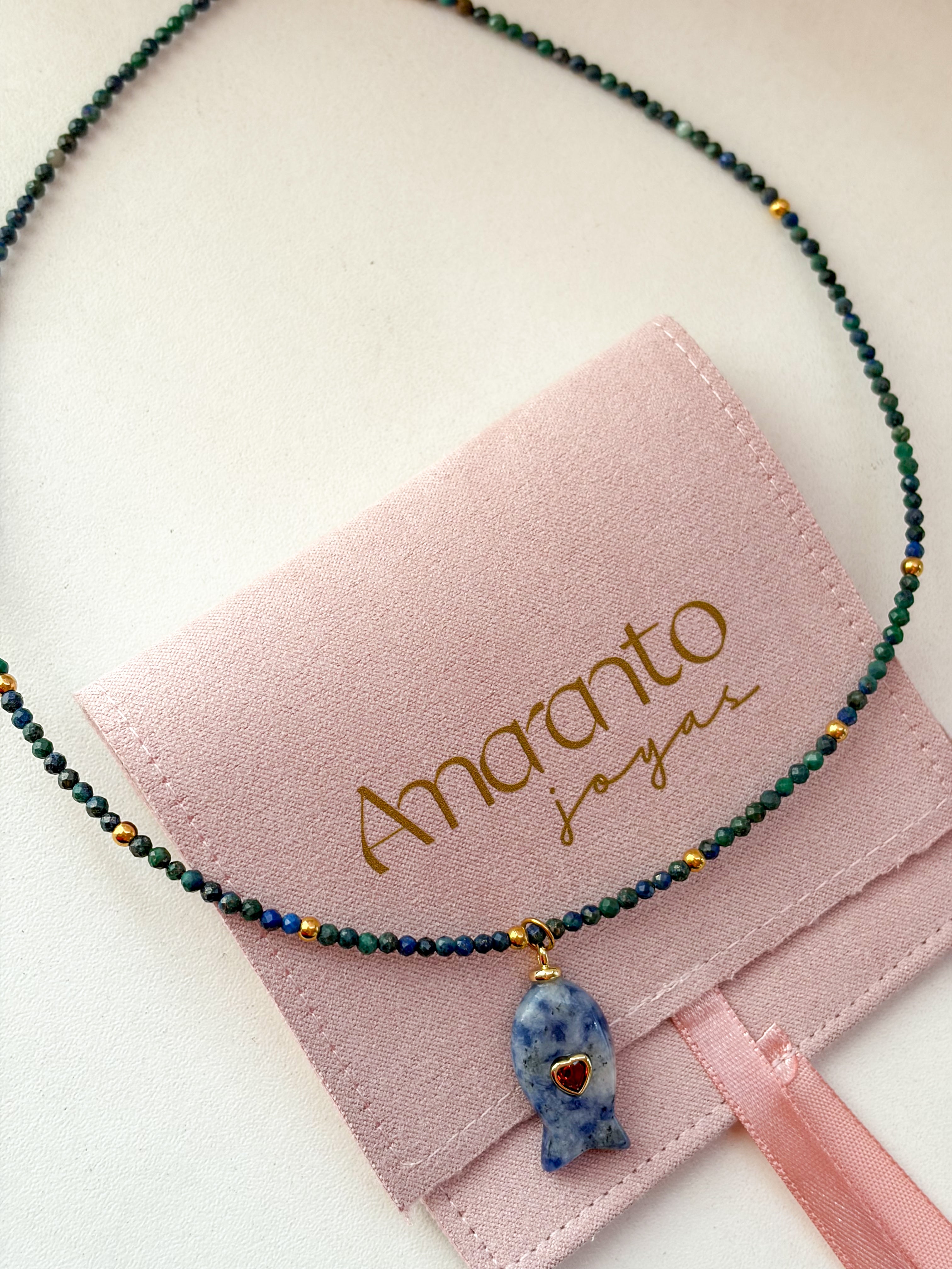 Collar Azurita