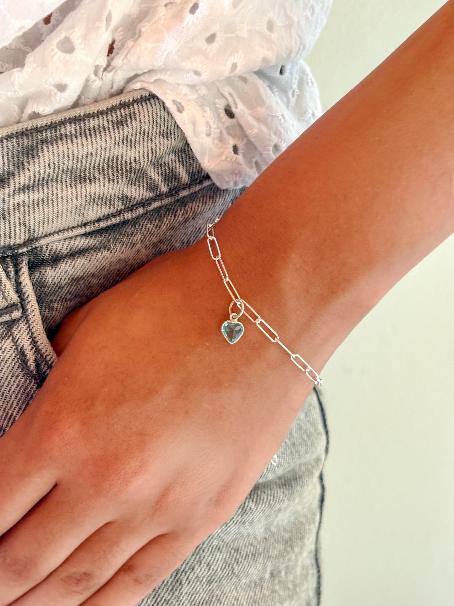 Pulsera corazón del mar