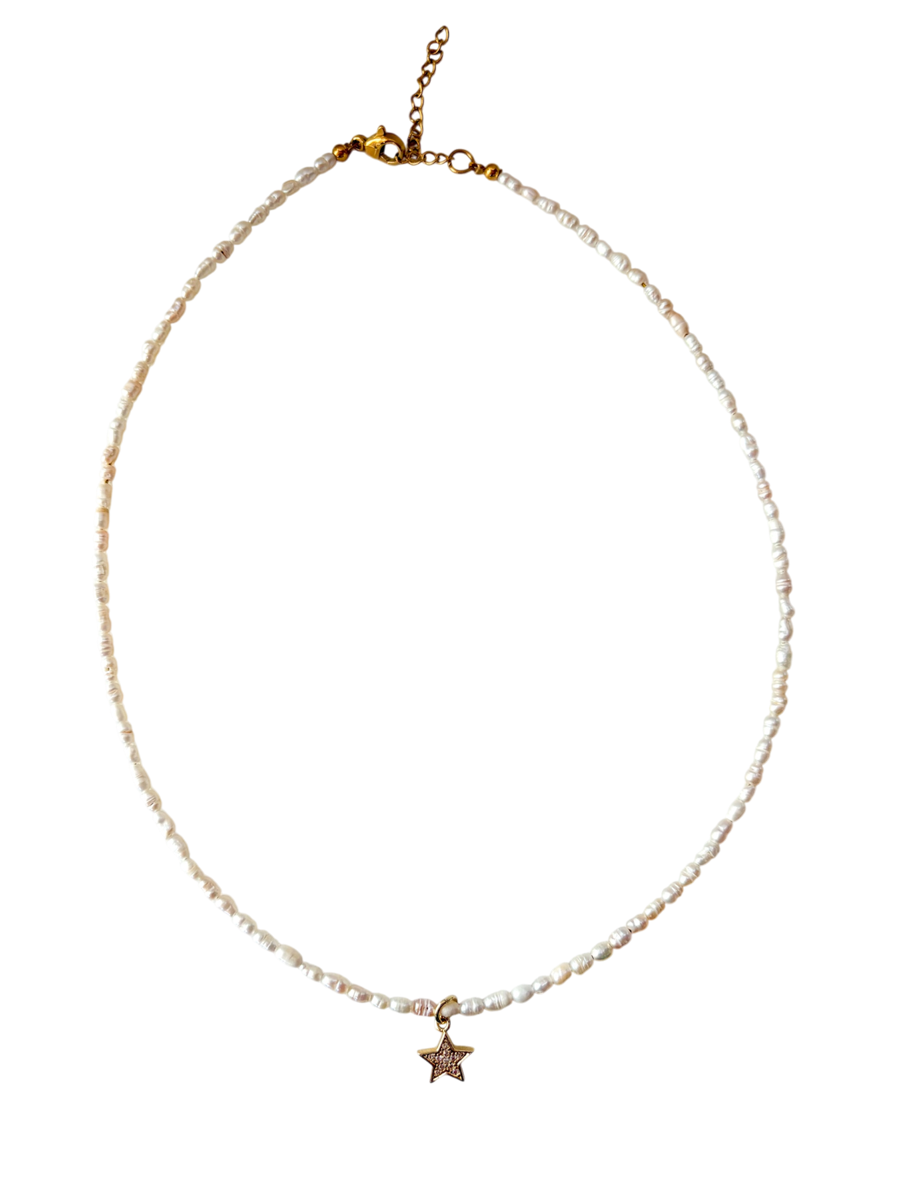 Collar perlas mini mini