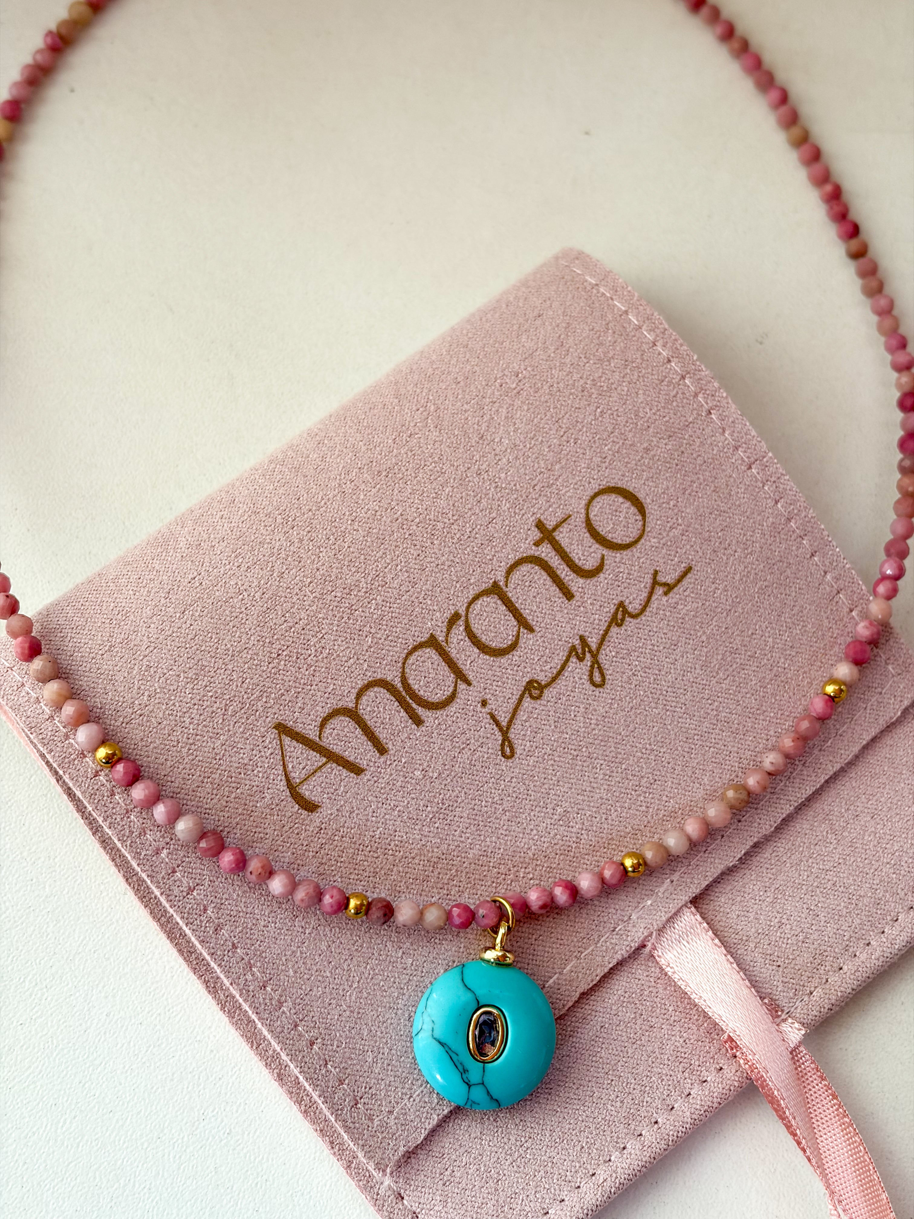 Collar Rodonita
