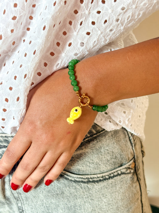 Pulsera jades timón