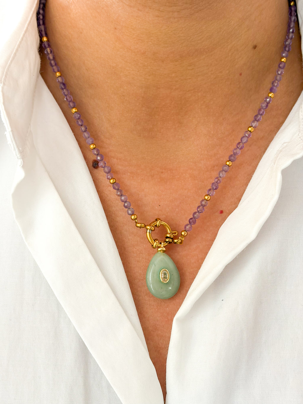 Collar amatista
