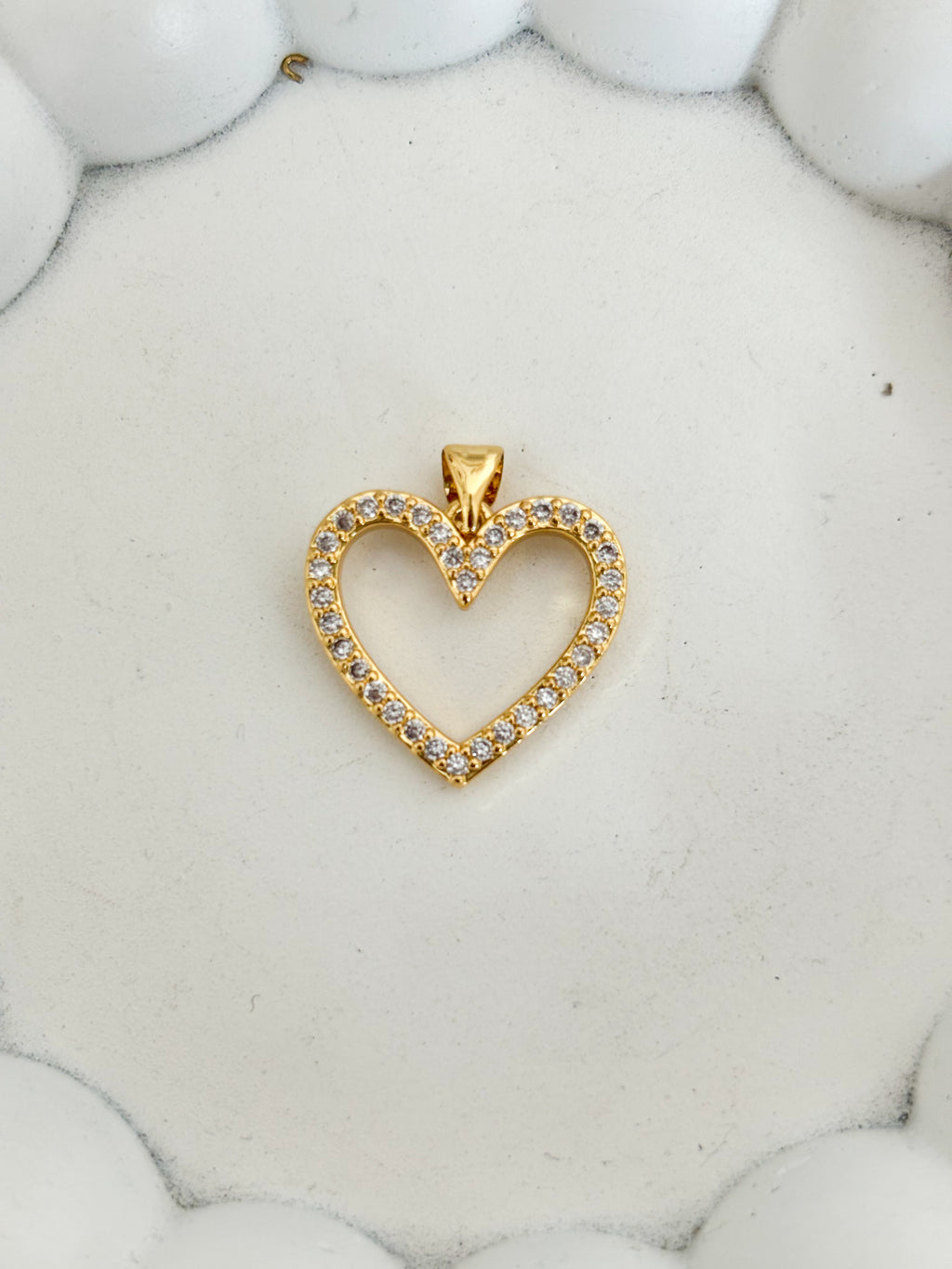 Corazón circon grande