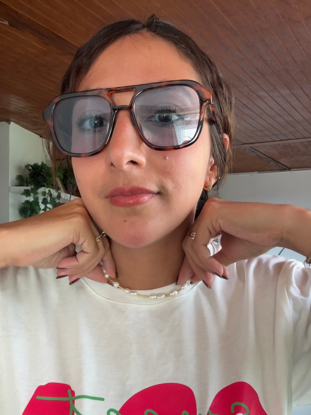 Collar perlas Cool