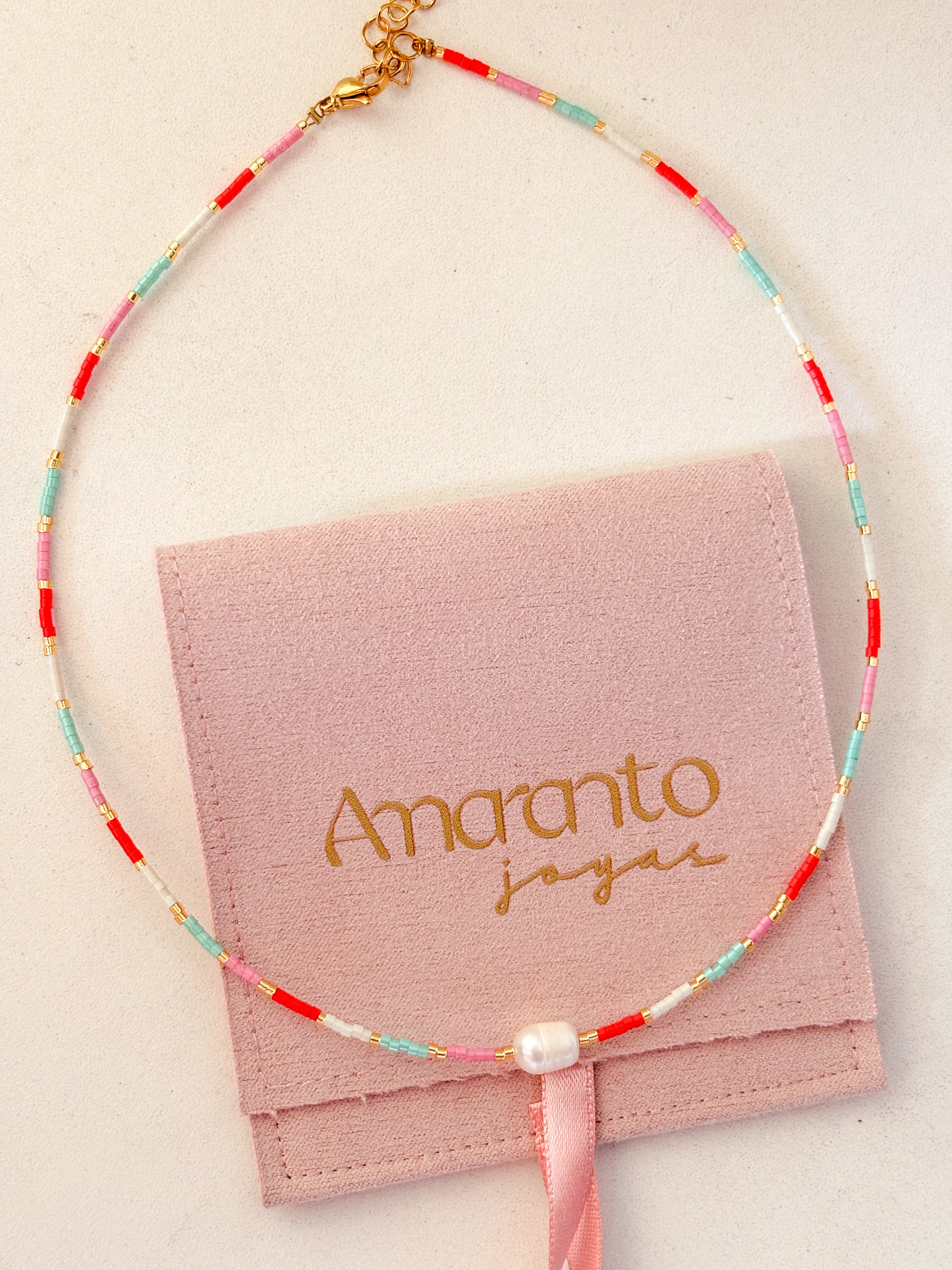 Collar miyuki perla